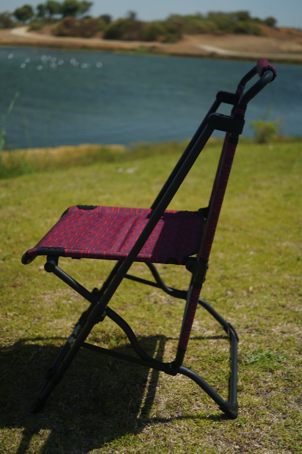Folding Camping Chair with Table | Steel Outdoor Chair